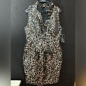 Jessica Howard Black&Gold Dress